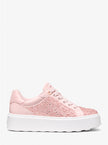 MICHAEL KORS Romey Embellished Platform Sneaker - Powder Blush image 1