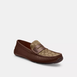 [AT DELHI] COACH Liam Driver In Signature Jacquard - Dark Saddle image 3