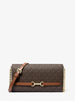Michael Kors Carson Large Signature Logo Convertible Crossbody Bag - Brown image 1