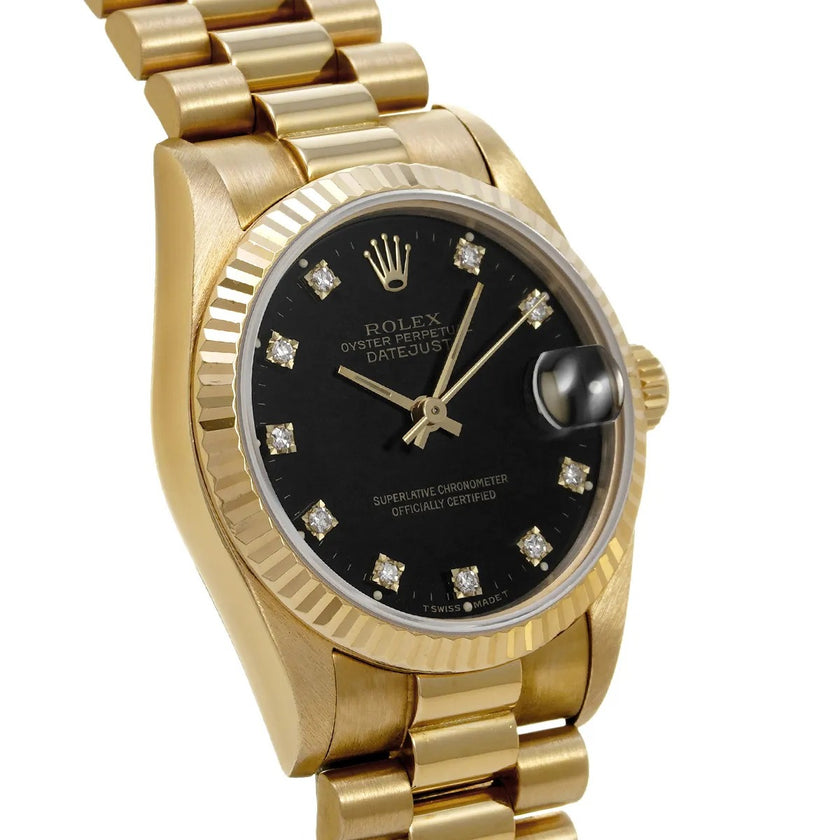 [STORE DISPLAY] Rolex Datejust Black/Diamond  31MM