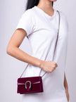 GUCCI Dionysus Super Mini Bag - Purple Velvet image 1