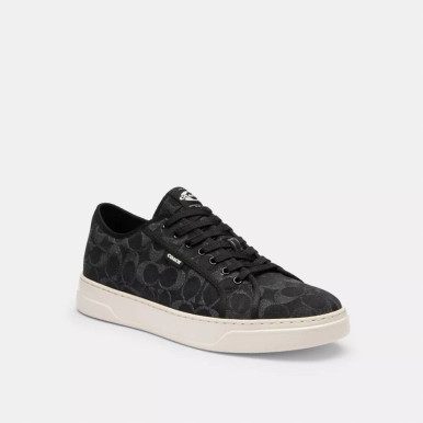 Coach Sneaker In Signature Denim - Black image 3