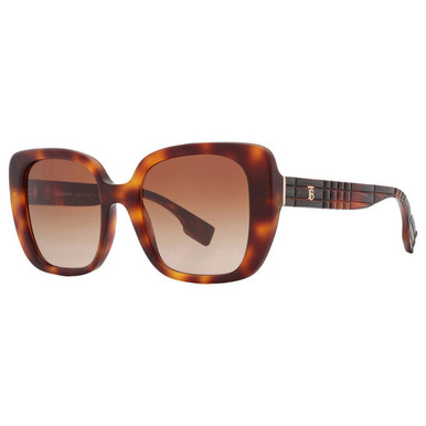 BURBERRY Helena Brown Gradient Square Ladies Sunglasses image 2