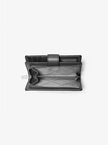 MICHAEL KORS Jet Set Medium Two-Tone Logo Wallet - Black Combo image 1
