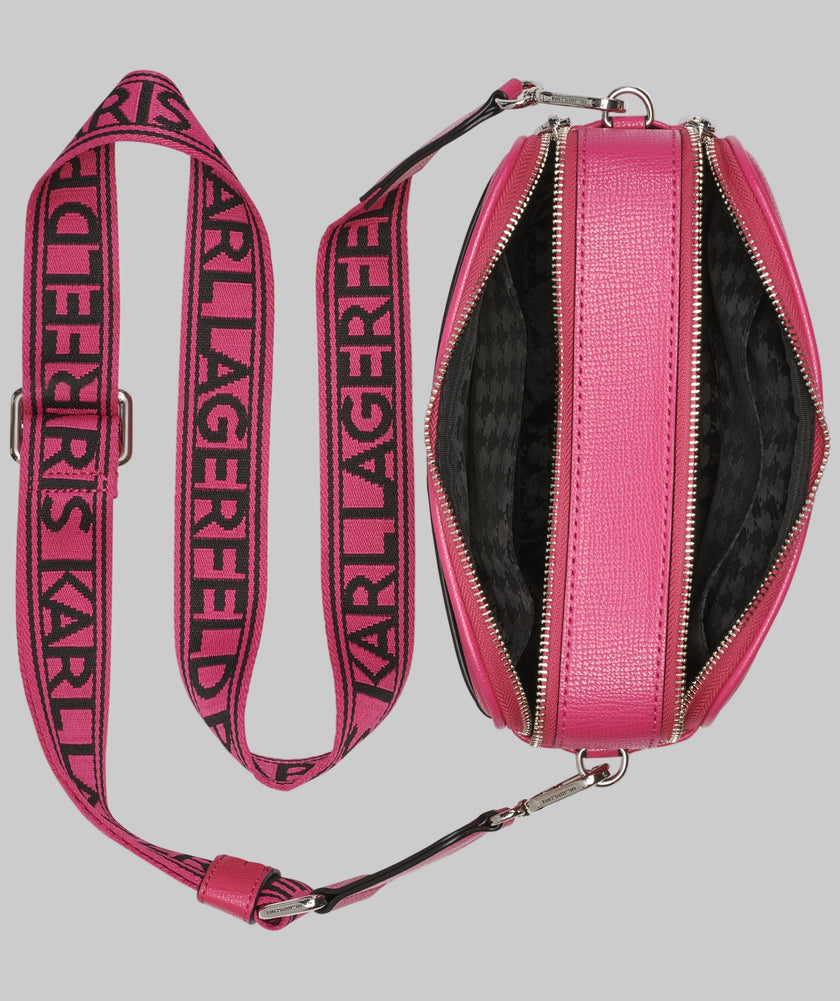 KARL LAGERFELD Maybelle Camera Crossbody - Fuchsia image 2