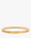 KATE SPADE Spot The Spade Metal 5mm Hinge Bangle - Gold image