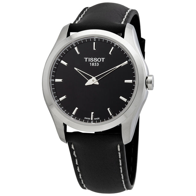 TISSOT Couturier Quartz Black Dial Men's Watch image 0