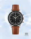 [Store Display] Omega Speedmaster Black Genuine Strap 39.7 mm