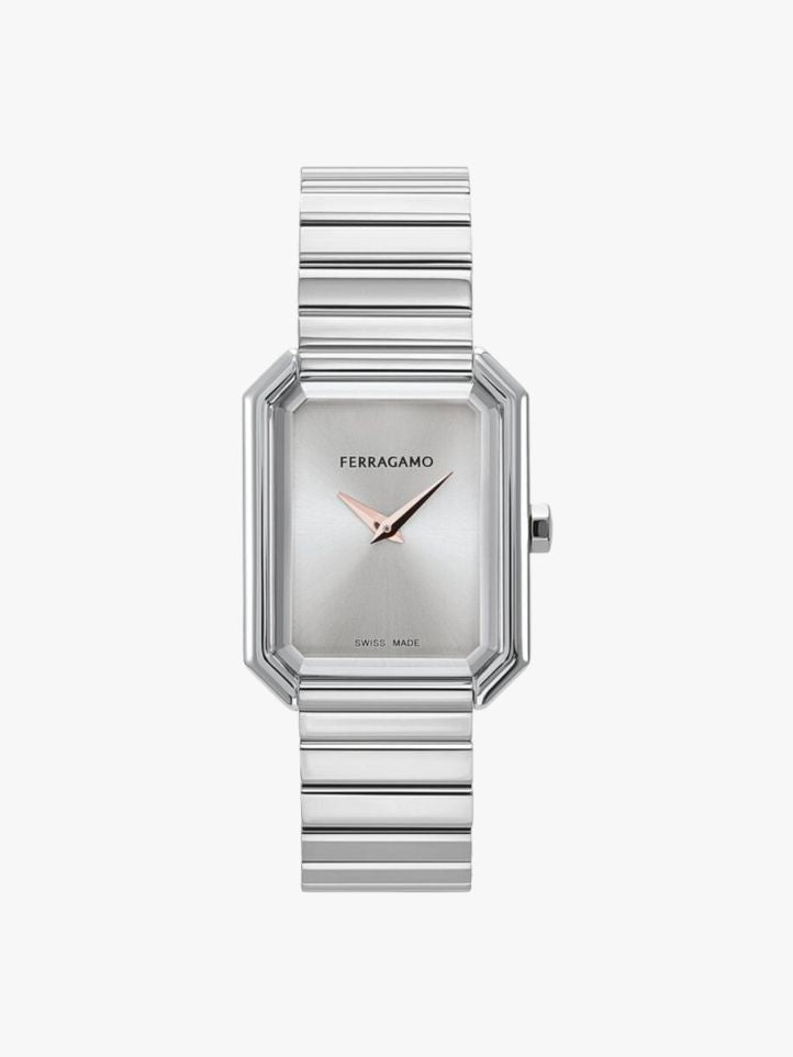 SALVATORE FERRAGAMO Crystal Tank Quartz Ladies Watch image 0