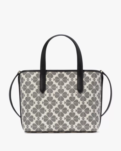 KATE SPADE  Spade Flower Small Tote - Black Multi image 1