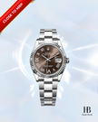 [At MRP] [Brand New] Rolex Datejust 36 Dark Grey Diamond Dial White Rolesor 126234 36 mm