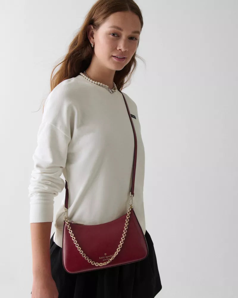 KATE SPADE Margot Textured Patent Leather Convertible Crossbody (Arriving In Delhi) image 4