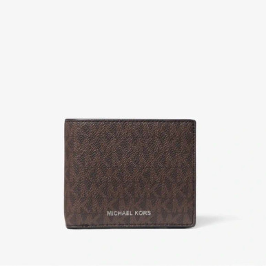 [AT DELHI] MICHAEL KORS  Cooper Logo Billfold Wallet With Passcase image 1