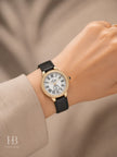 GV2 BY GEVRIL Astor White Dial Diamond Ladies Watch