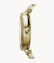 MICHAEL KORS Women's Parker Three-Hand Gold-Tone Stainless Steel Watch image 1