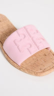 TORY BURCH Double T Sport Slides - Petunia/Natural (@Delhi Studio) image 3