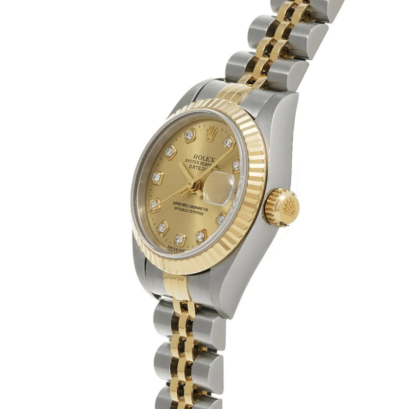 [Store Display]Rolex Datejust Champagne Diamond 26mm