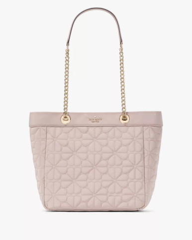 KATE SPADE Spade Flower Quilted Fabric Medium Tote image 5