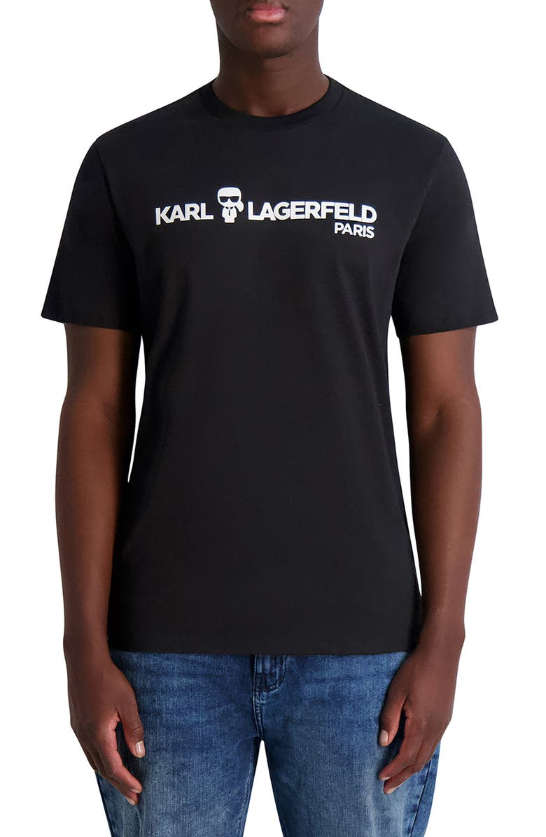 KARL LAGERFELD Core Logo Graphic T-Shirt - Black, S image