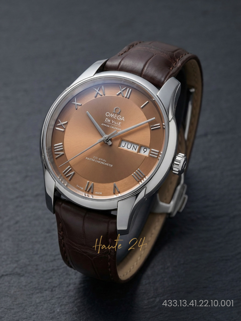 OMEGA De Ville Hour Vision Co-Axial Annual Calendar 433.13.41.22.10.001 (New) image 0