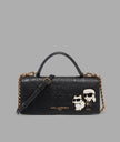 KARL LAGERFELD Meribel Wallet With Cross Body Strap - Black image 0