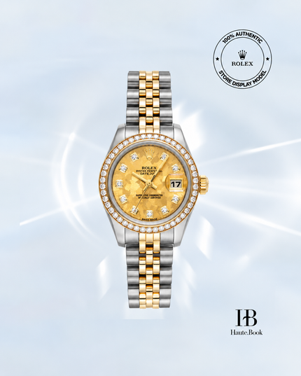 [Store Display] Rolex Datejust Lady Gold Crystal Diamond 26 mm
