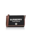 BURBERRY Canvas Logo Crossbody Bag - Black image 4