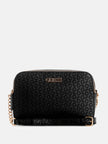 Guess Zakaria Debossed Logo Double-Zip Crossbody - Black image 0