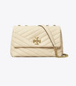 TORY BURCH Small Kira Chevron Convertible Shoulder Bag - New Cream image 3