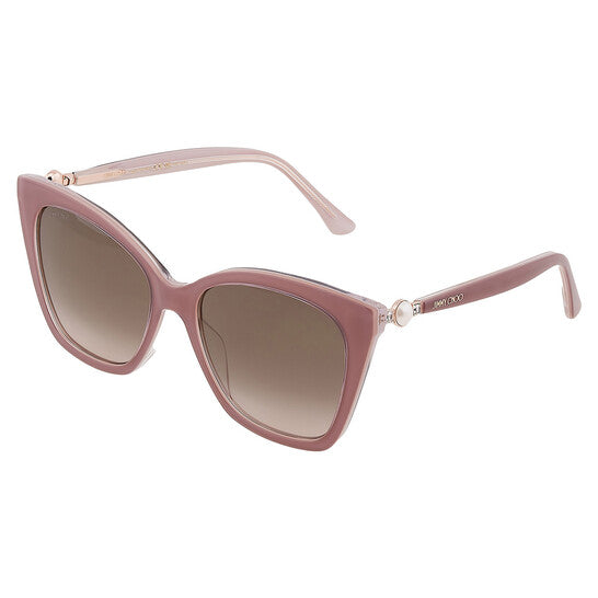 Jimmy Choo Brown Gradient Butterfly Ladies Sunglasses (Arriving In Delhi) image 3