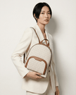 MICHAEL KORS  Jaycee Medium Logo Backpack - Vanilla image 1