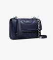 TORY BURCH Small Fleming  Convertible Shoulder Bag- Royal Navy image 1