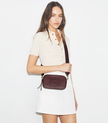 TORY BURCH Mini Miller Crossbody Bag - Dark Carmine image 1