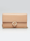GUCCI Interlocking g Wallet On Chain - Beige image
