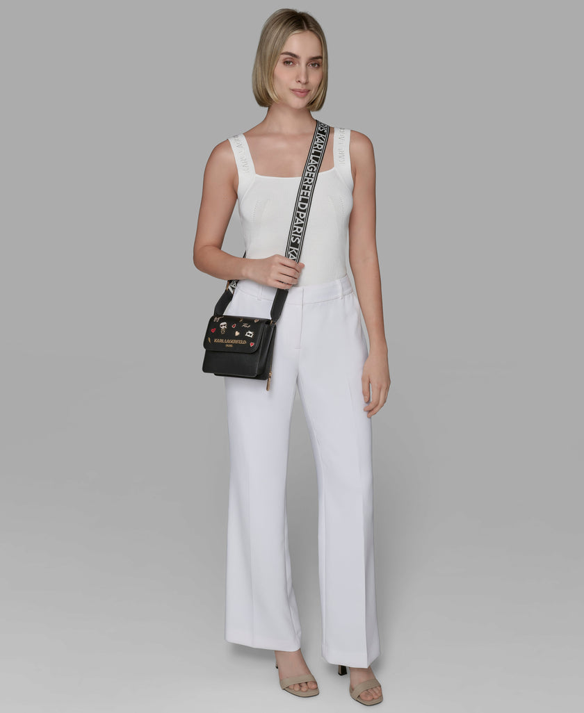 KARL LAGERFELD Annette Crossbody - Black (Arriving In Delhi) image 1