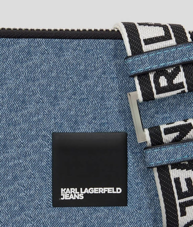 KARL LAGERFELD PARIS Klj Box Logo Denim Mini Crossbody Bag image 2