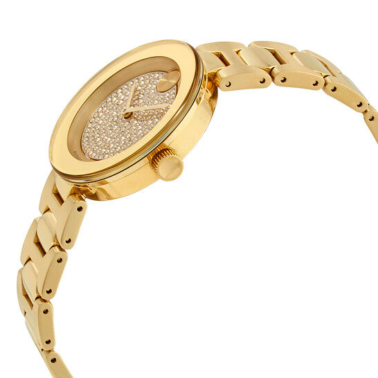 Movado Bold Pave Crystal Dial Ladies Watch image 1