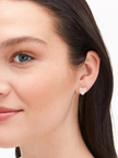 KATE SPADE  Yours Truly Pave Heart Studs image 1