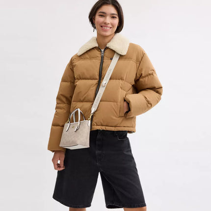COACH City Mini Tote Bag In Signature Canvas image 1