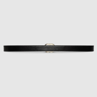 GUCCI  Gg Marmont Thin Belt - Black image 1