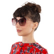 Jimmy Choo Burgundy Gradient Cat Eye Ladies Sunglasses image 1