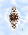 [Store Display] Rolex Lady-Datejust Chocolate Dial Stainless Steel 28 mm