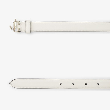 JIMMY CHOO Mini Helina Smooth Leather Belt image 3