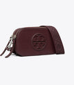TORY BURCH Mini Miller Denim Crossbody Bag - Dark carmine image 2