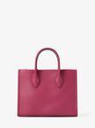 Michael Kors Mirella Small Pebbled Leather Convertible Crossbody Bag - Dk Raspberry image 2