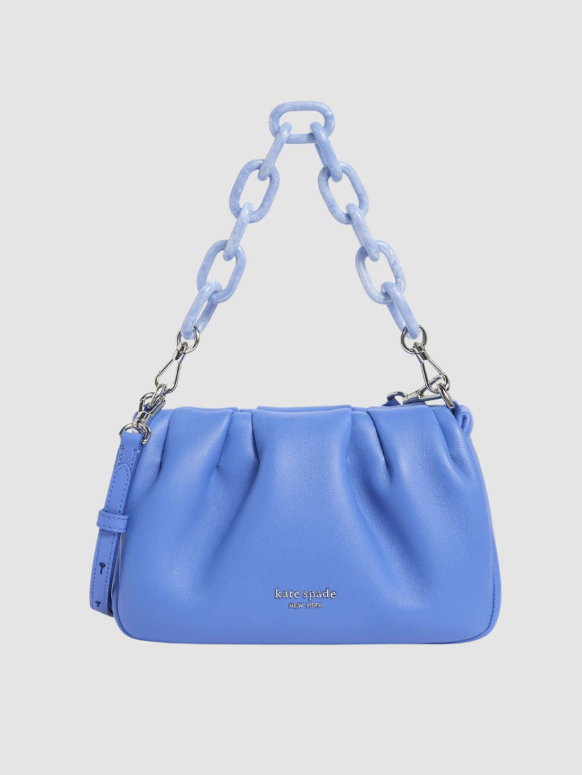 KATE SPADE Souffle Smooth Leather Crossbody - Fluorite image 0