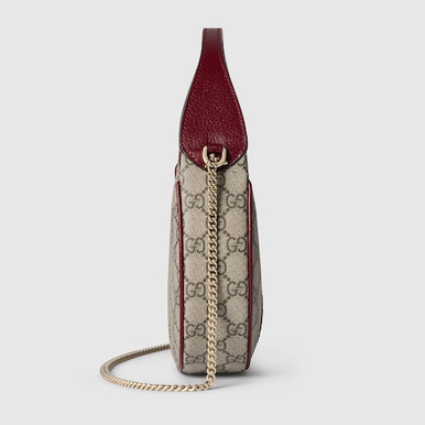 GUCCI Ophidia Small Shoulder Bag -  Beige Brown image 1