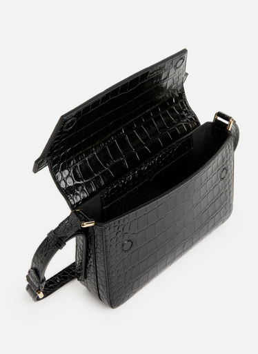 BURBERRY  Catherine Crocodile Print Shoulder Bag image 2