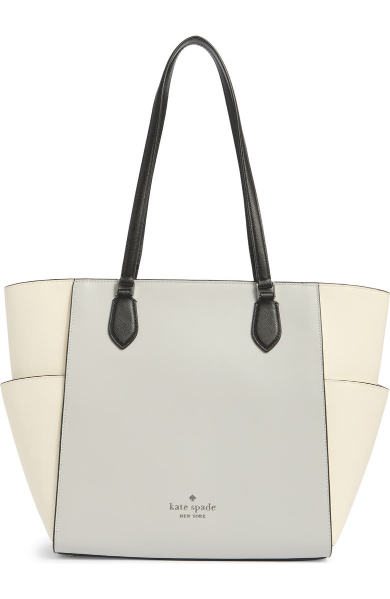 KATE SPADE Madison Laptop Tote Bag - Platinum Grey Multi image 2