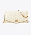 TORY BURCH Kira Chevron Clutch - New Ivory image 0